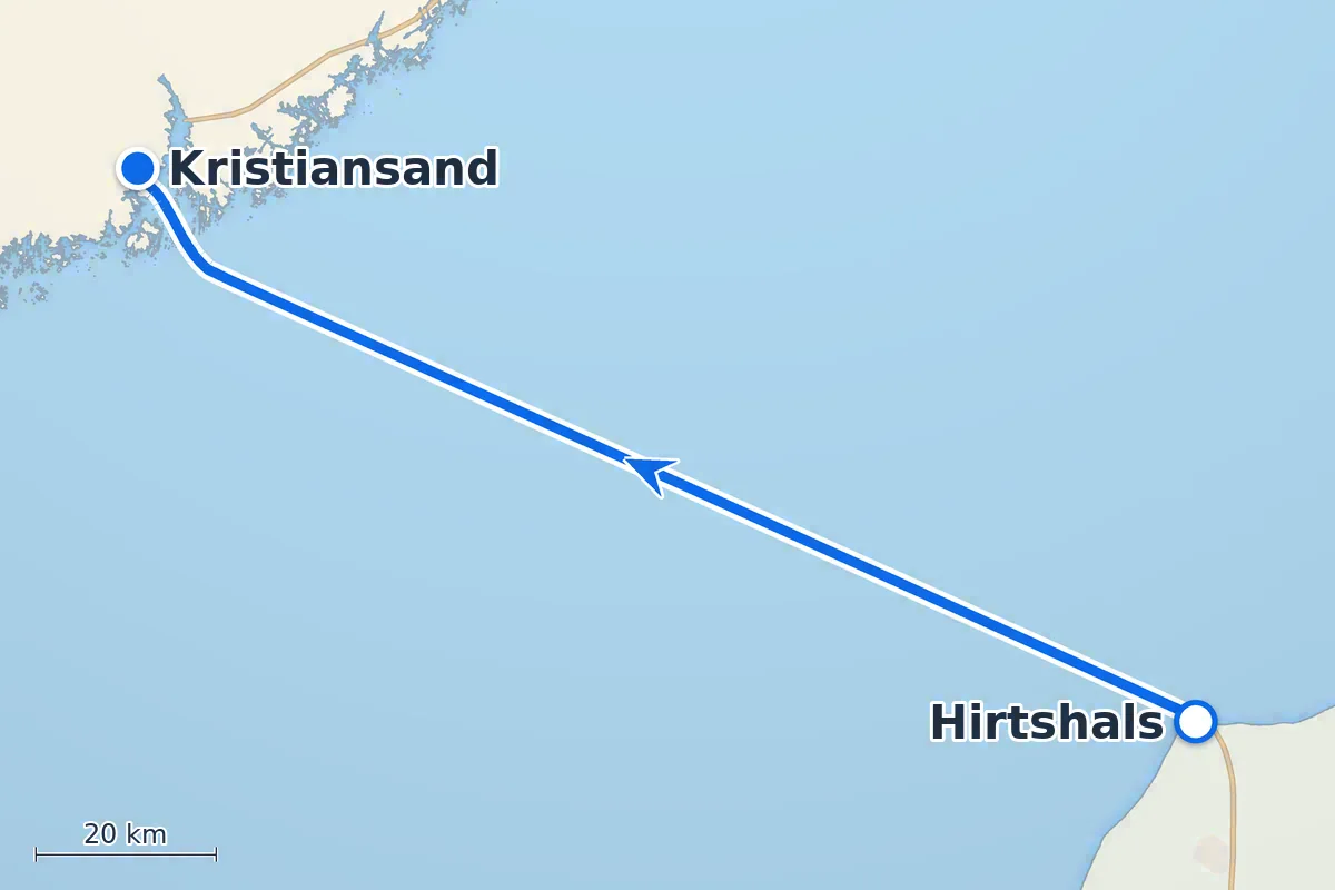 Hirtshals - Kristiansand